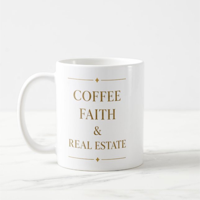 Immobilien-Tasse Kaffeetasse (Links)