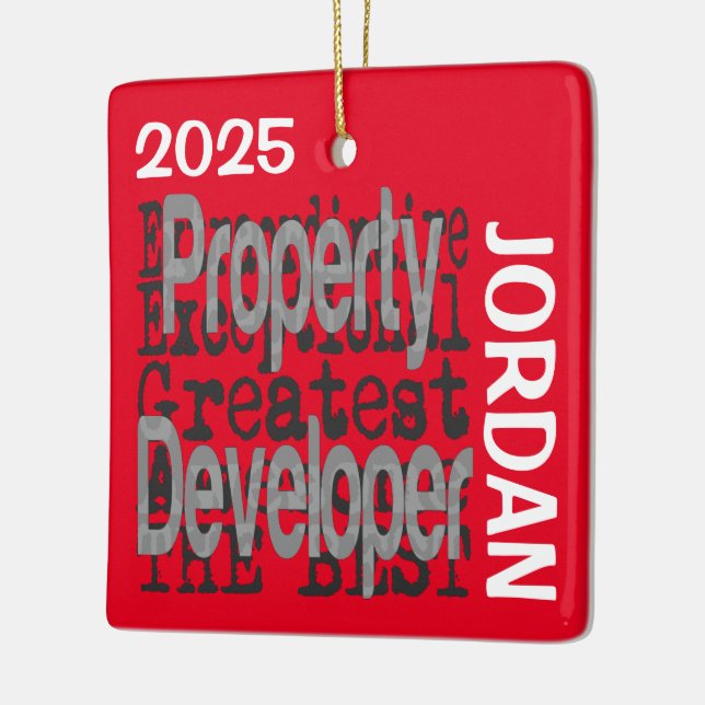 Immobilienentwickler Extraordinaire CUSTOM Keramikornament (Links)