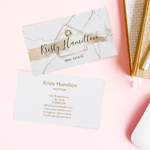 Immobiliengeschäft mit beruflichem Anwesen Visitenkarte