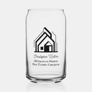 Immobiliengesellschaft Individuelles Makler-Logo Dosenglas