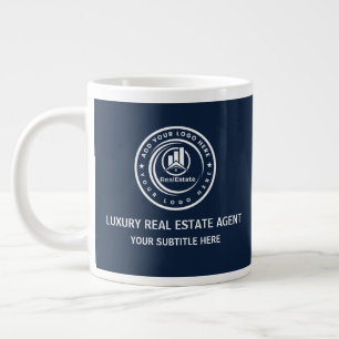 Immobilienmakler Benutzerdefinierte Logo-Immobil Jumbo-Tasse