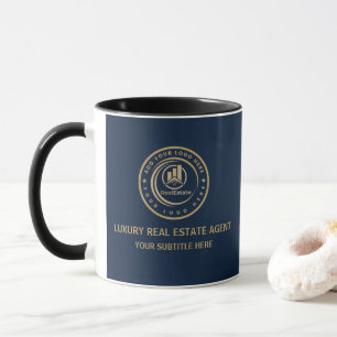 Immobilienmakler Benutzerdefinierte Logo-Immobil Tasse