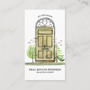 Immobilienmakler Broker Neues Zuhause Visitenkarte