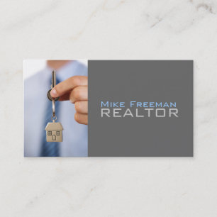 Immobilienmakler Immobilienmanager Gebäude Stadt A Visitenkarte