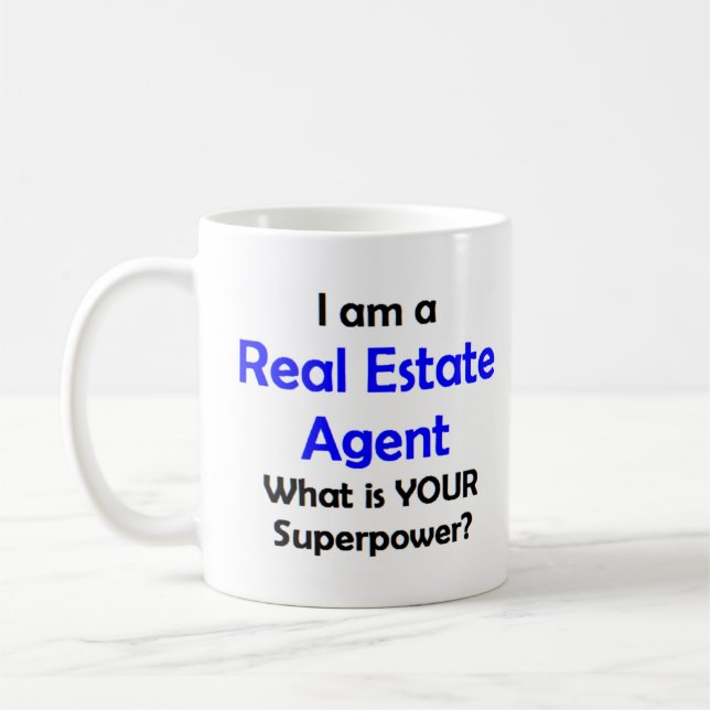 Immobilienmakler Kaffeetasse (Links)