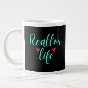 Immobilienmakler-Leben-Spezialtasse Jumbo-Tasse