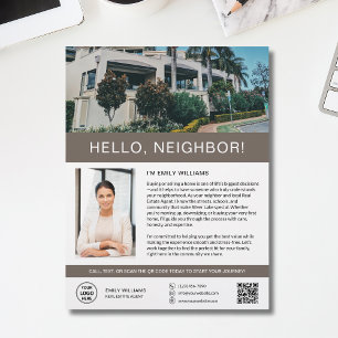 Immobilienmakler-Marketing-Flyer Flyer