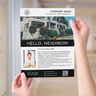 Immobilienmakler-Marketing-Flyer Flyer