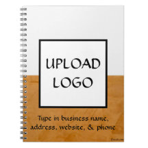 Immobilienmakler Notizbuch mit individuellem Logo