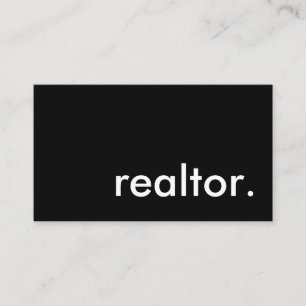 Immobilienmakler. Visitenkarte