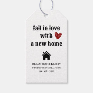 Immobilienmakler Werbe-Valentinstag Geschenkanhänger