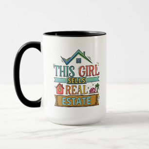 Immobilienmaklerin Diese Frau verkauft Immobilien  Tasse
