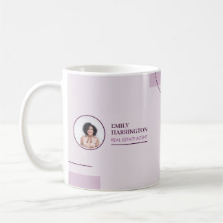 Immobilienmaklerin Pink Kaffeetasse