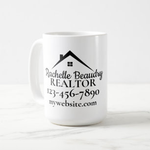 Immobilienmarketing Benutzerdefinierter Makler Kaffeetasse