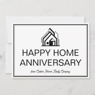 Immobilienunternehmen-Logo individuell angepasstes Karte