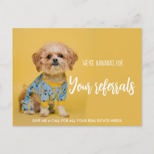 Immobilier Bananas chien aiguilles Faire-part