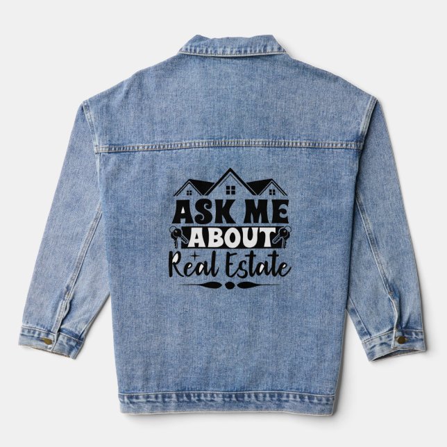 Immobilier immobilier Denim Jacket (Verso)