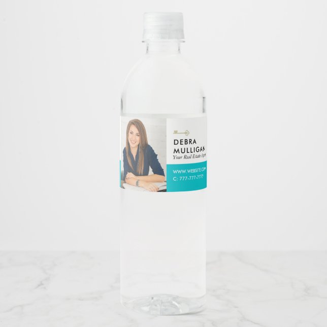Immobilier Promotionnel Étiquette de bouteille d'e (Devant)