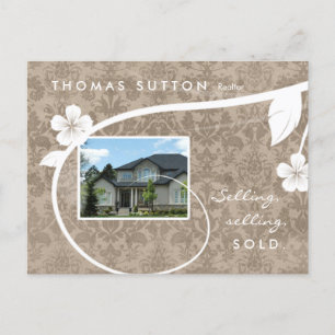 Immobilier / Realtor Carte postale Personnalisable