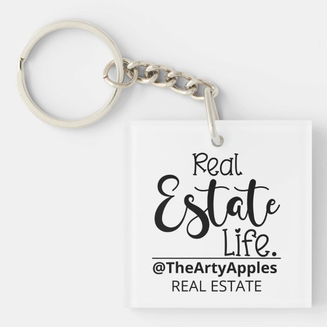 immobilier vie personnalisée logo entreprise (Devant)