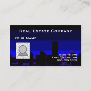 Immobiliers et votre carte de visite de photo