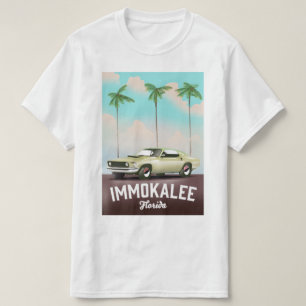 Immokalee Florida Supercar Reiseplakat T-Shirt