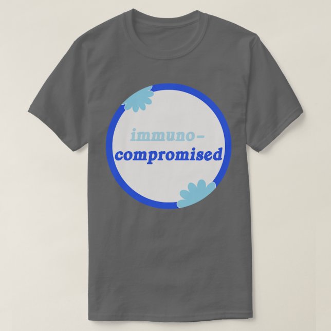 Immun-beeinträchtigte Behinderung Bewusstsein T-Shirt (Design vorne)