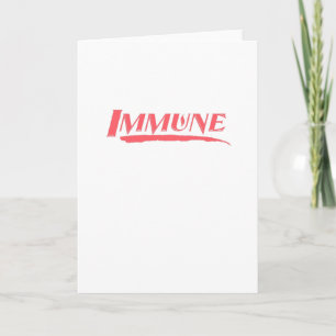 Immune - Corona Virus Awareness Design Karte