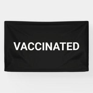 Immunisiertes, Schwarz-weiß anpassbares Banner