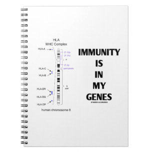 Immunität ist in meinen Genen Notizblock
