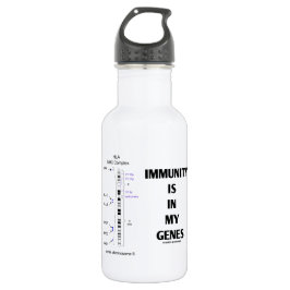 Immunität ist in meinen Genen Trinkflasche