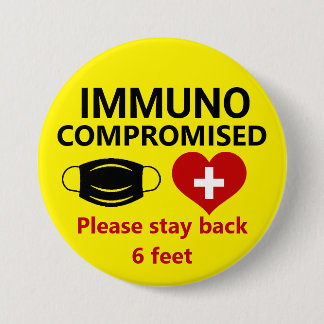 Immunokompromittiert - Bleibe Back Button