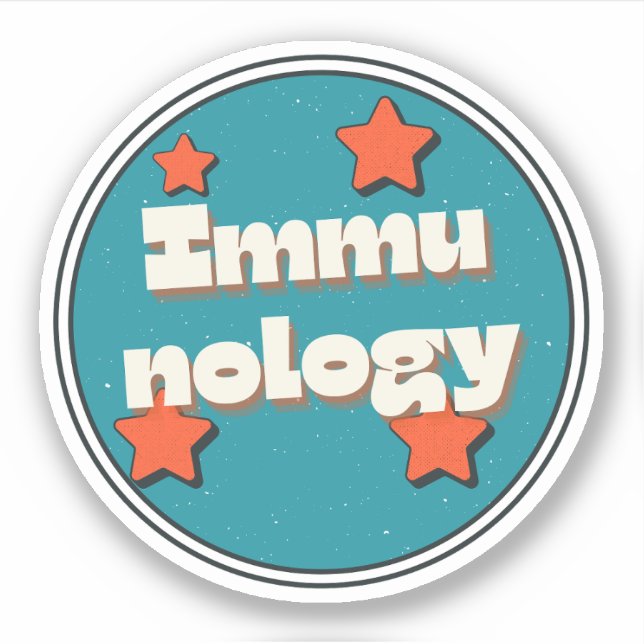 Immunologie Aufkleber (Vorderseite)