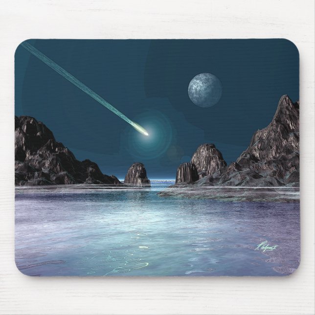 IMPACT SciFi Retro Space Art Mousepad (Vorne)