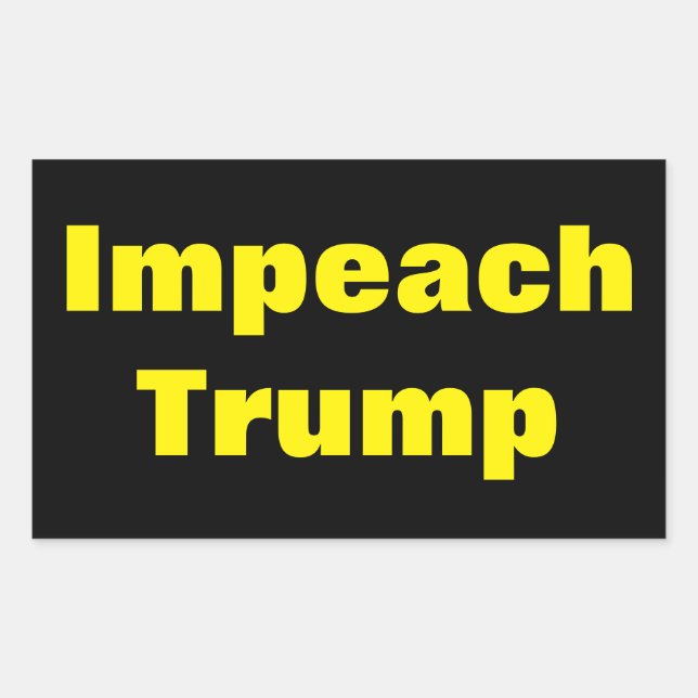 Impact Trump Anti Donald Trump Prädident Sticker (Vorderseite)