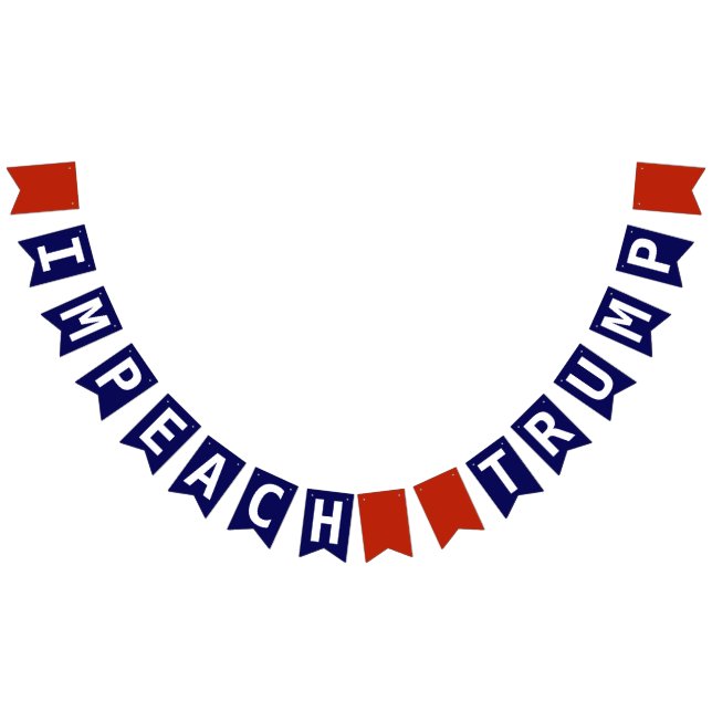 Impact Trump Red White Blue Wimpelkette (Alle)