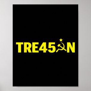 Impact Trump Treason Russisches Gop-Party Poster