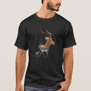 Impala auf Safari in Kenia Afrika T-Shirt