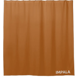Impala braune Farbe Duschvorhang