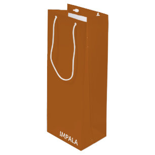 Impala braune Farbe Geschenktüte Für Weinflaschen