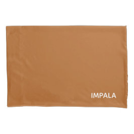 Impala braune Farbe Kissenbezug