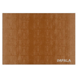 Impala braune Farbe Schneidebrett