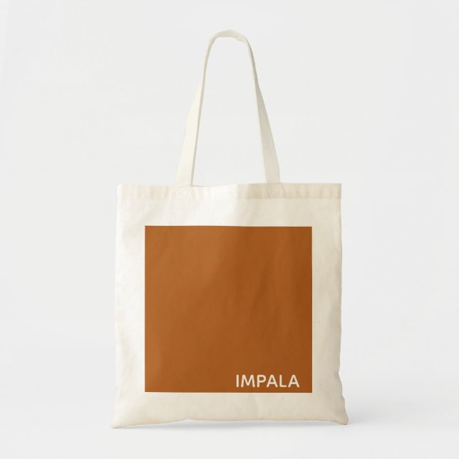 Impala braune Farbe Tragetasche (Vorne)