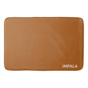 Impala-Braunfarbname Badematte
