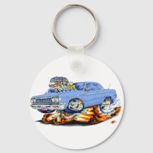 Impala-hellblaues Auto 1964 Schlüsselanhänger