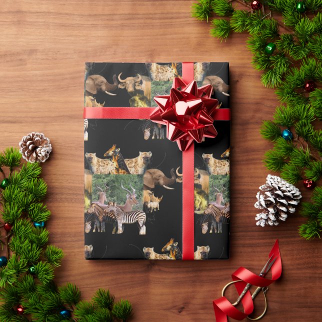 Impala Mirror Wrapping Paper Geschenkpapier (Feiertagsgeschenk)