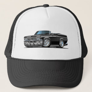 Impala-schwarzes Kabriolett 1965-66 Truckerkappe