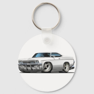 Impala-Weiß-Auto 1965-66 Schlüsselanhänger