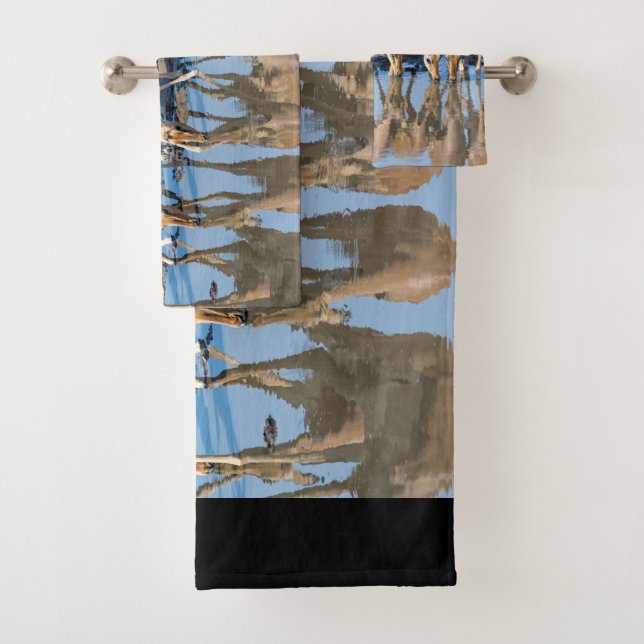 Impalas am Waterhole Badhandtuch Set (Insitu)