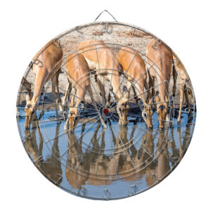 Impalas am Waterhole Dartscheibe